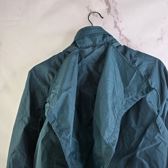 Vintage Eddie Bauer Jacket Men Large Forest Windbreaker Nylon Anorak Sac Jac NOS - Picture 6 of 15